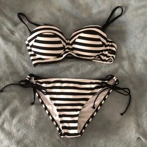 Striped bikini